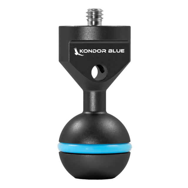 Kondor Blue 1/4 Inch Ball Head for Magic Arms Black