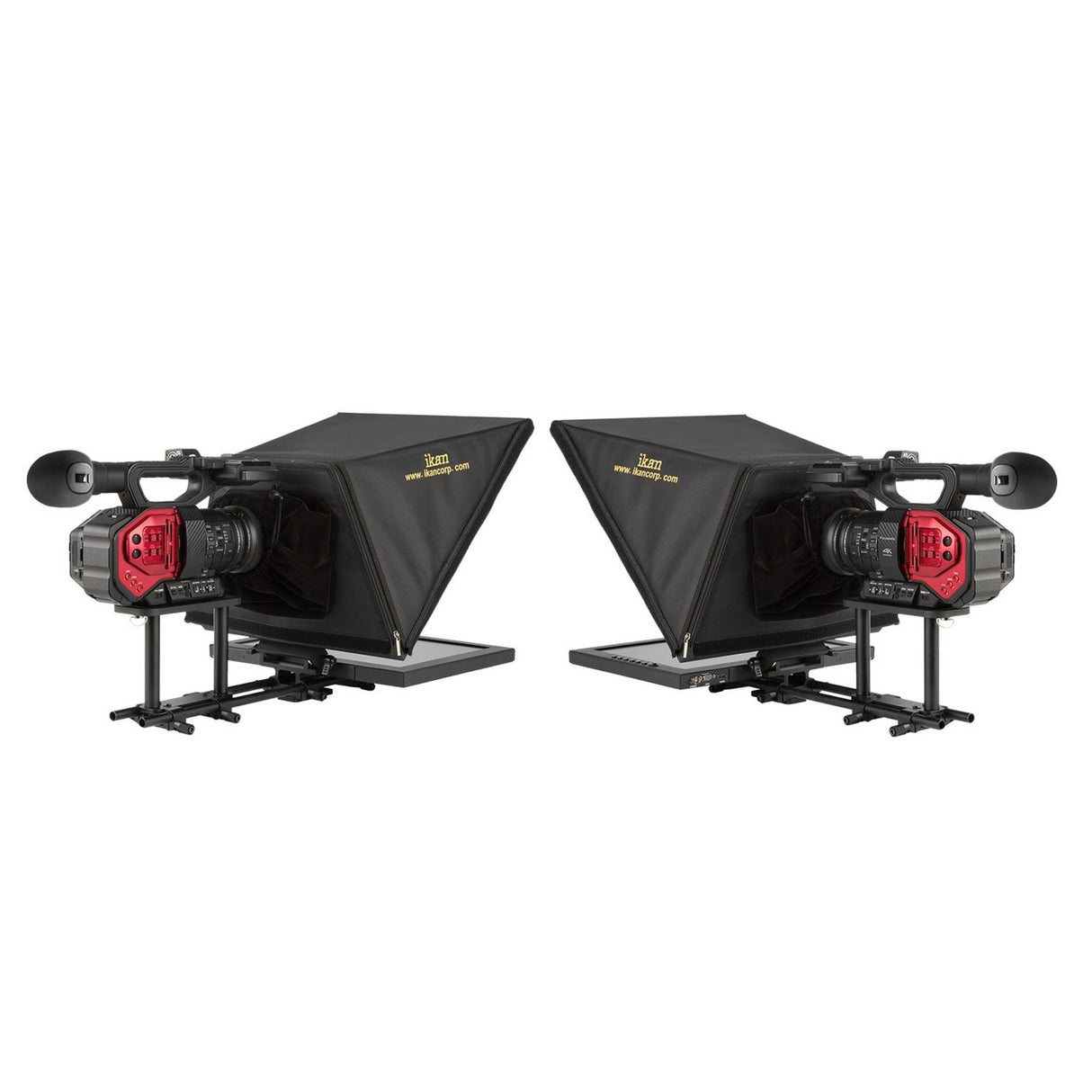 Ikan PT3500-P2P Interview System with 2 x 15-Inch Teleprompters