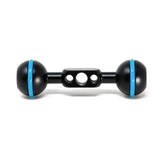 Kondor Blue Cine Magic Arm Extension Bar with Double Ball Head Black