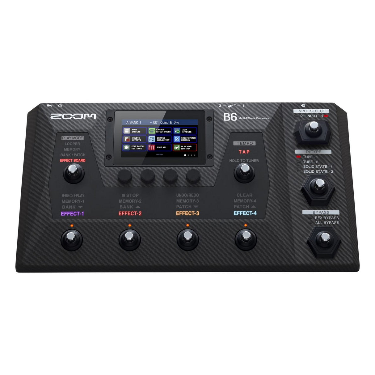 Zoom B6 Multi-Effects Processor for Bass