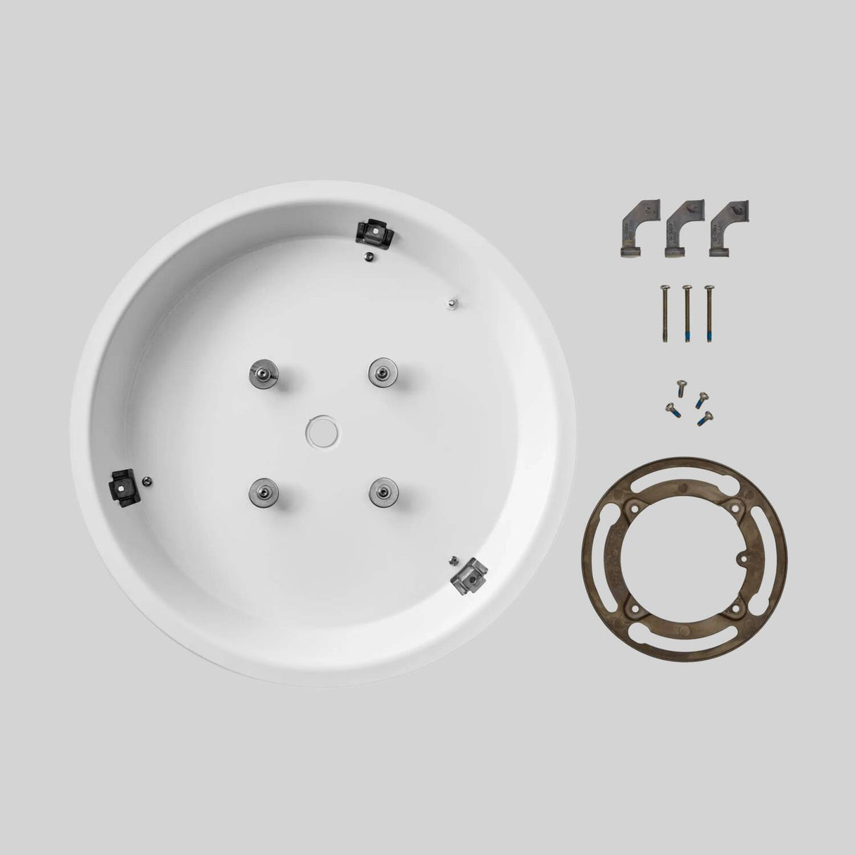 Shure MXA901W-R-HCM-V White Ceiling Array Mic Drywall Flush Mount Kit