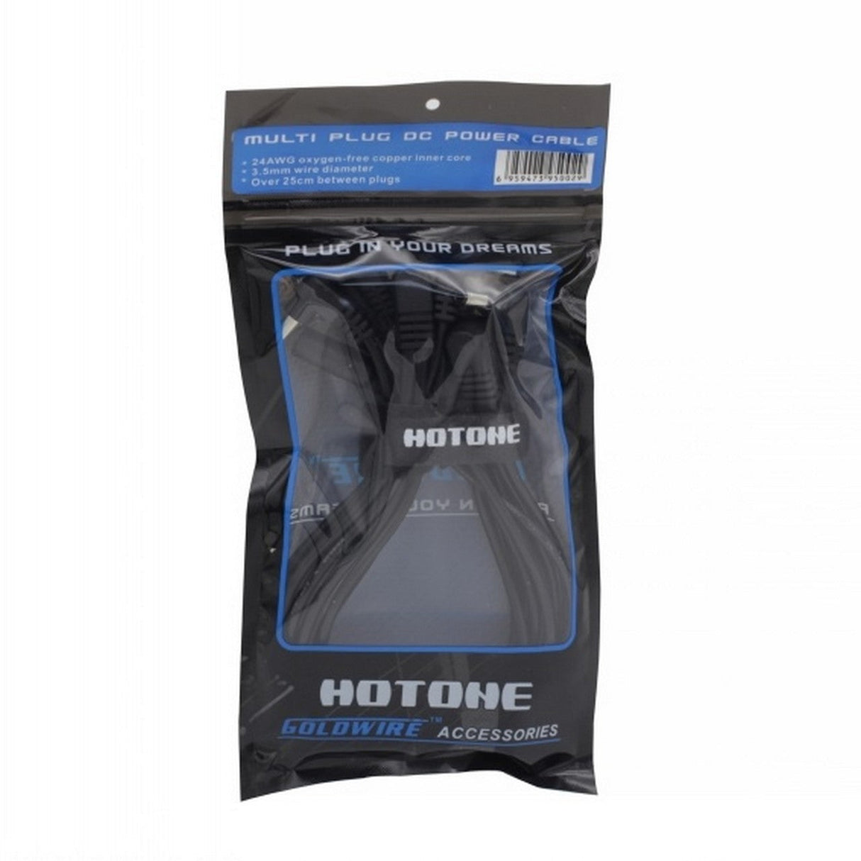 Hotone DCA-5 5-Plug Angled Head DC Cable for Guitar Pedals