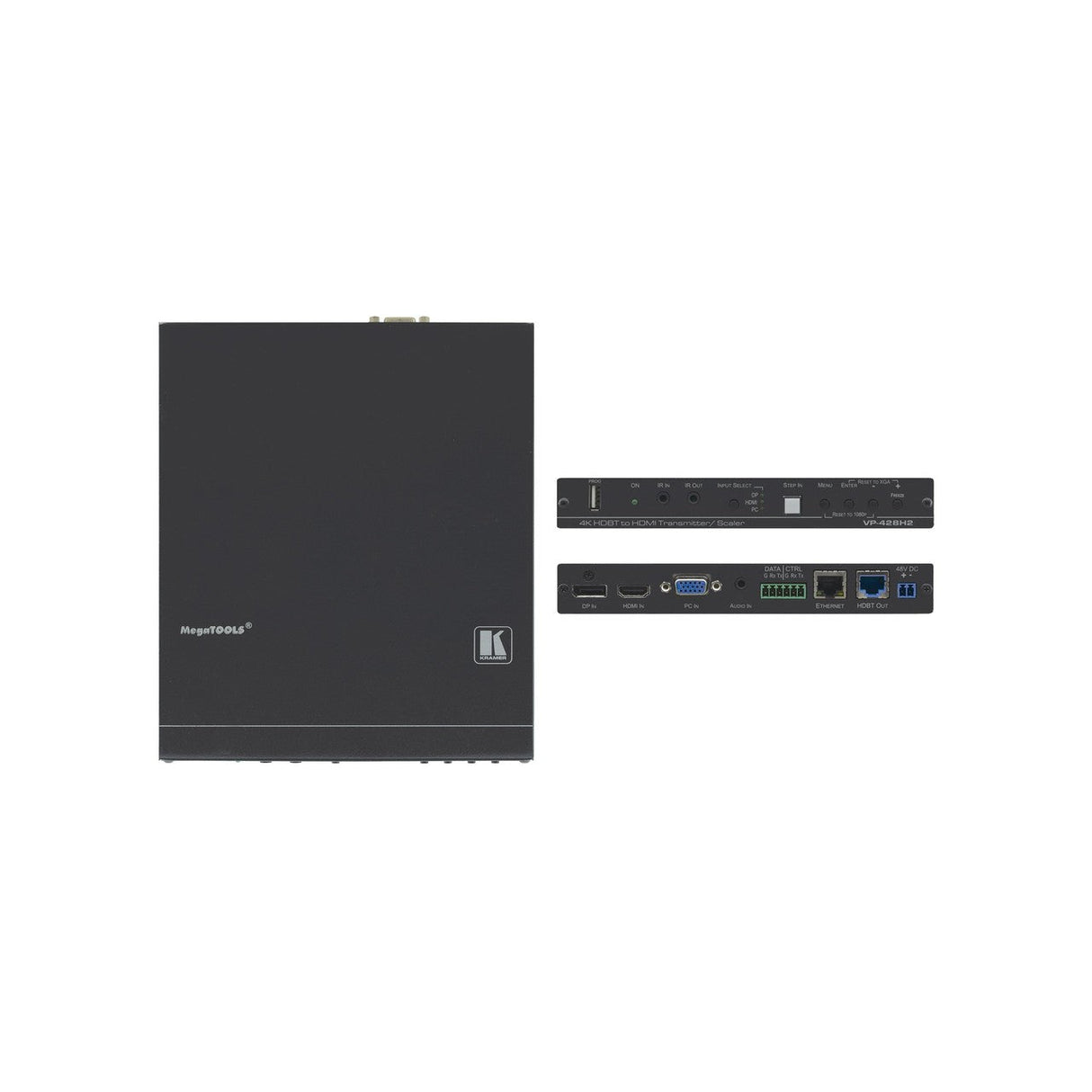Kramer VP-428H2 4K60 4:4:4 HDCP 2.2 DisplayPort HDMI and VGA Auto Switcher/Scaler