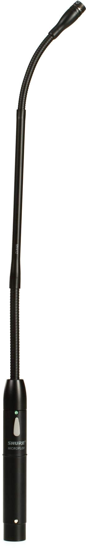 Shure MX412S/S 12 inch Supercardioid Gooseneck Microphone