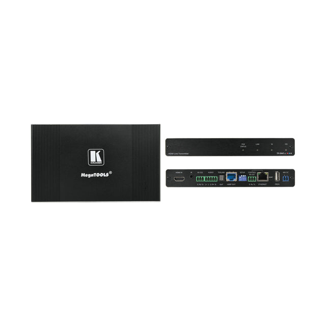 Kramer TP-594TXR 4K HDR HDMI Transmitter with Ethernet RS-232 IR ARC and Stereo Audio Routing Over PoE Extended-Reach