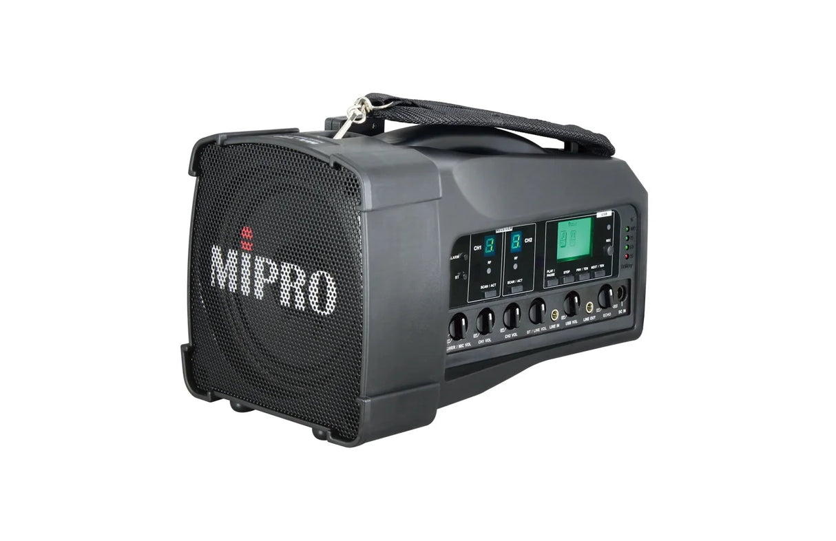 MIPRO MA-100D 50W Dual-Channel Rechargeable Wireless PA System