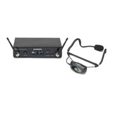 Samson AirLine 99 Wireless Fitness Headset System with Qe Fitness Microphone D Band