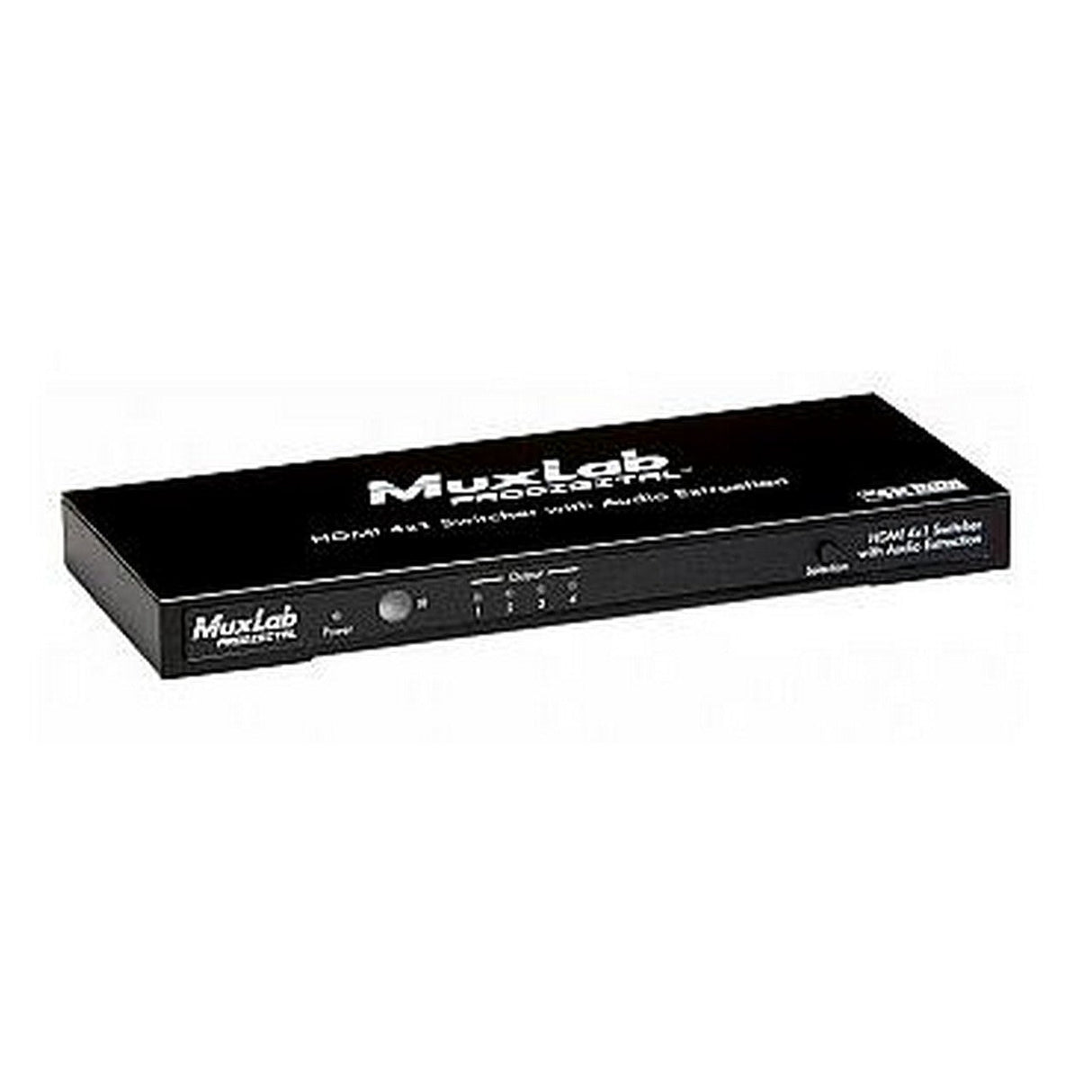 MuxLab 500430 HDMI 1X4 UHD 4K Switcher with Audio Extraction