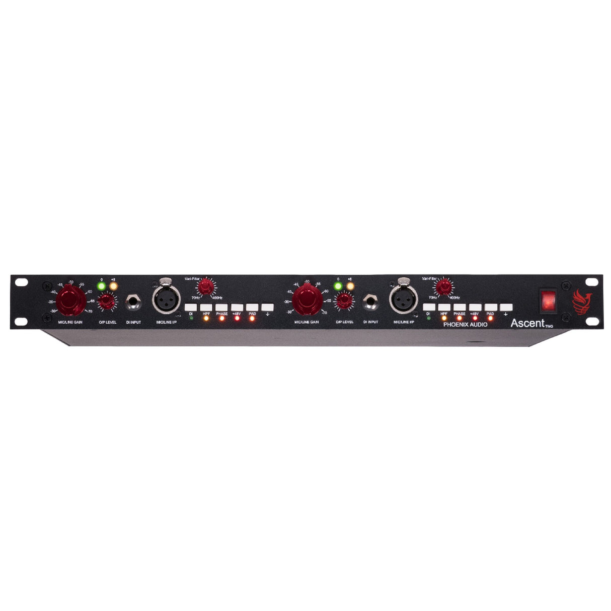 Phoenix Audio Ascent Two Stereo Class A Microphone Preamplifier/DI