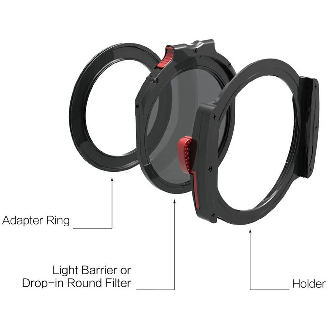 Haida HDP-M10-PRO M10 Pro 100mm Filter Holder with Drop-In Circular Polarizer and 4 Adapter Rings