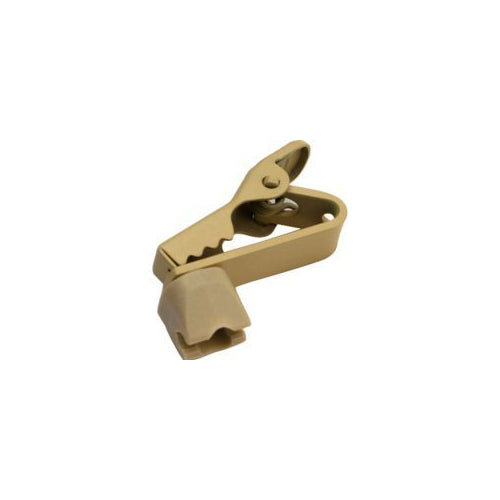 Shure RPM502 Tan Swiveling Lapel and Dual Tie Clips for WL50, 2-Units