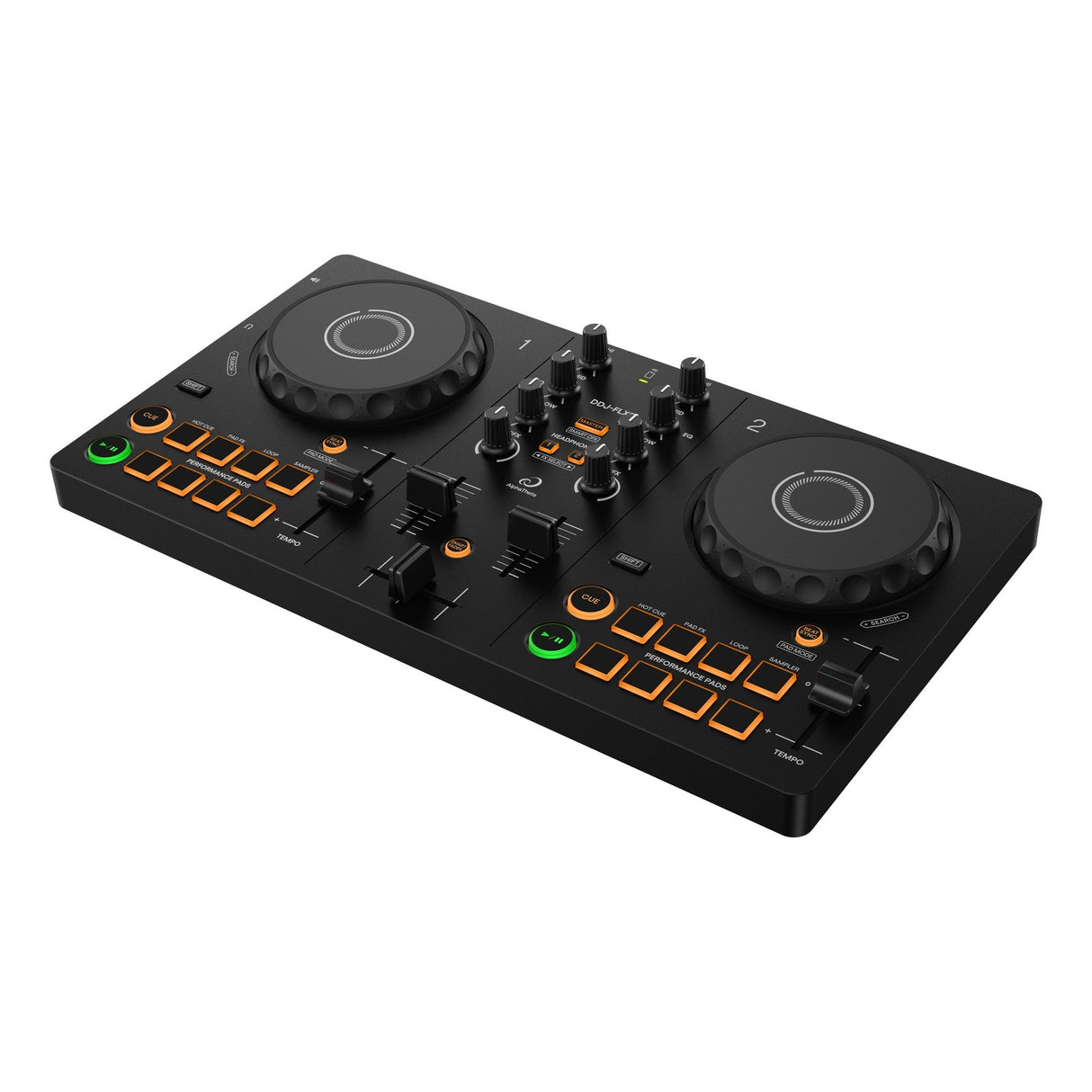 AlphaTheta DDJ-FLX2 Compact 2-Channel DJ Controller