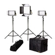 Ikan LW-1F2H Lyra Daylight 3-Point LED Soft Panel Light Kit