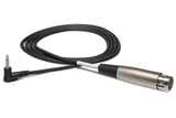 Hosa XVM-305F 5ft XLR3 Female to Right Angle 3.5mm TS Microphone Cable