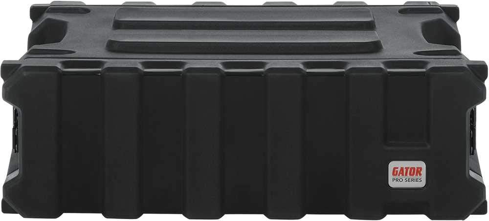 Gator Cases G-PRO-3U-13 13 Inch 3U Deep Molded Audio Rack Case