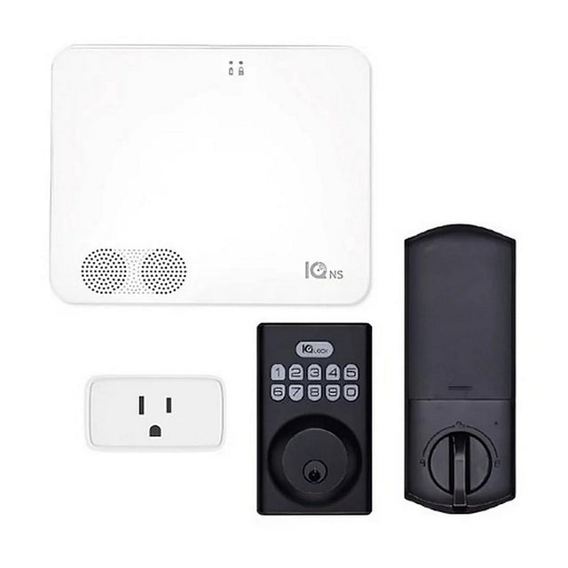 Qolsys IQ Lock-PowerG Smart Home Kit Oil Rubbed Bronze