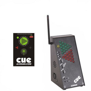DSAN PC-SYS-AS4 PerfectCue System Cue Light and Sound Signaling System with 4-Command Button Transmitter (PC-433BP-SYS)