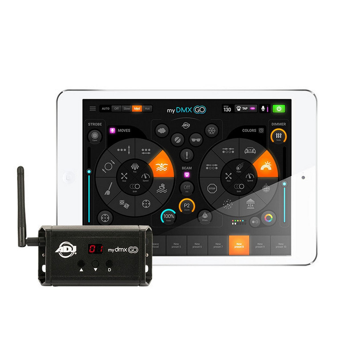 ADJ mydmx GO Lighting Control System