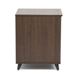 Gator GFW-ELITEDESKRK-BRN Elite Series Furniture Desk 10U Rack, Walnut Brown Finish