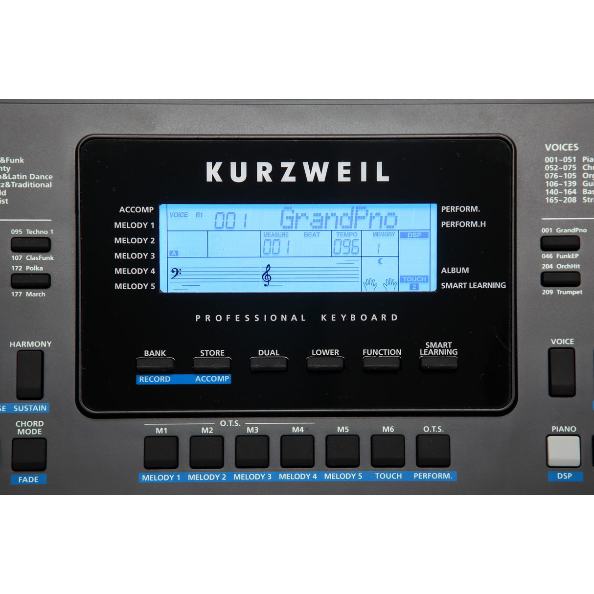 Kurzweil KP150 61-Key Portable Arranger, Black