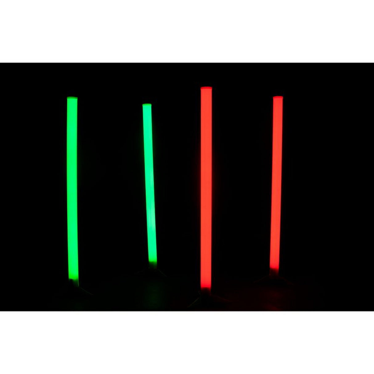 Eliminator Lighting LED BP TUBES 4 PAK Rechargeable Battery Powered Color Changing Plastic LED Tube, 4-Pack