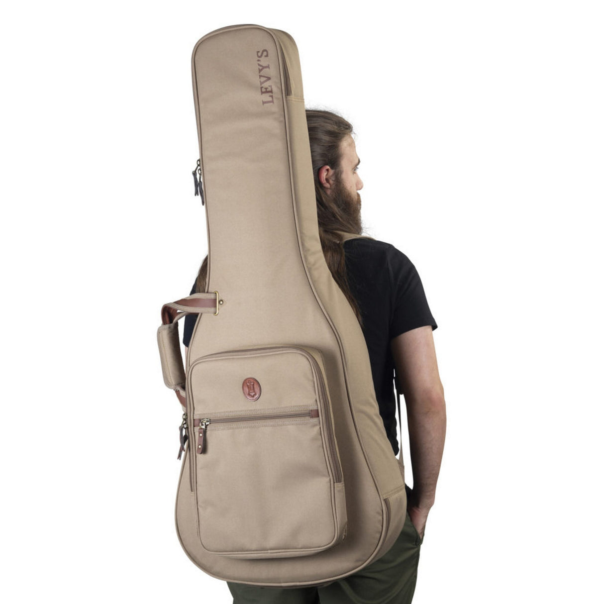 Levy's Deluxe Gig Bag for Classical Guitars, Tan