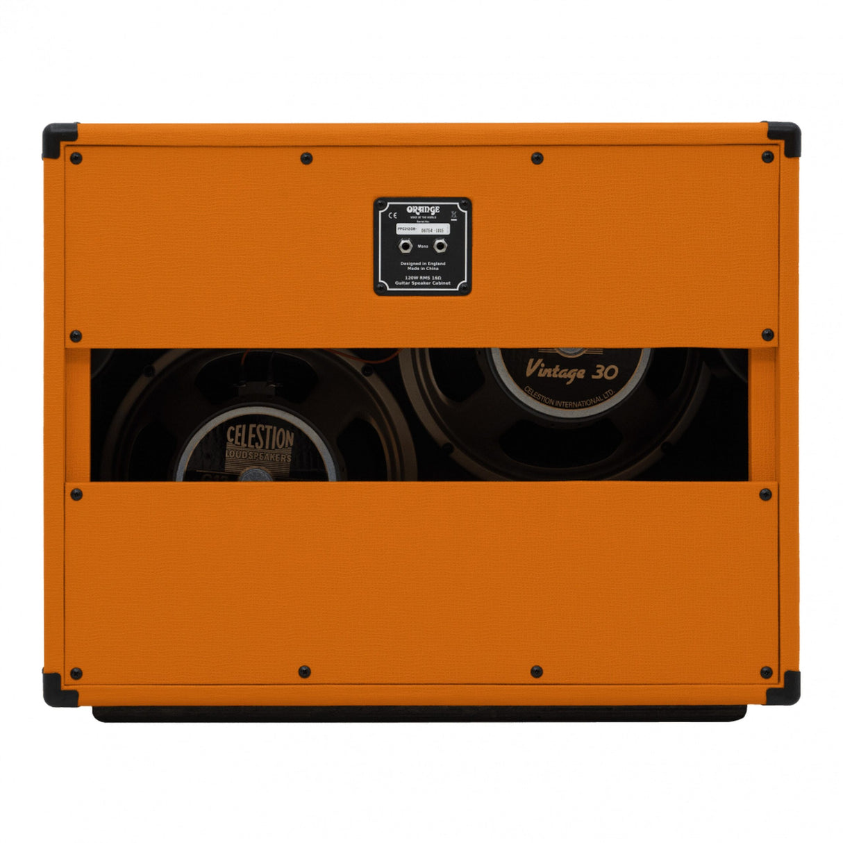Orange PPC212OB 2 x 12 Open-Back Celestion Vintage 30 Speakers Guitar Cabinet, Orange