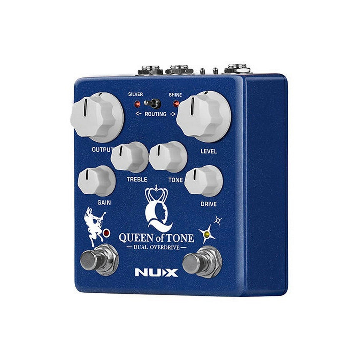 Nux Queen of Tone Dual Overdrive Guitar Effects Pedal