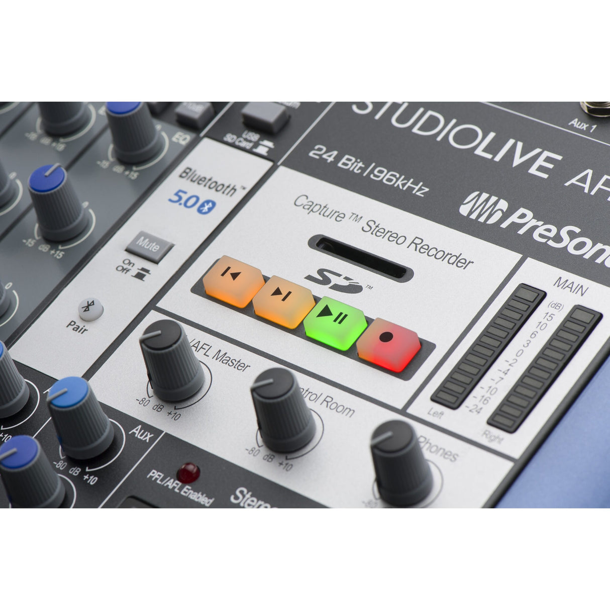 PreSonus StudioLive AR12c 14-Channel USB-C Audio Interface, Analog Mixer and Stereo SD Recorder