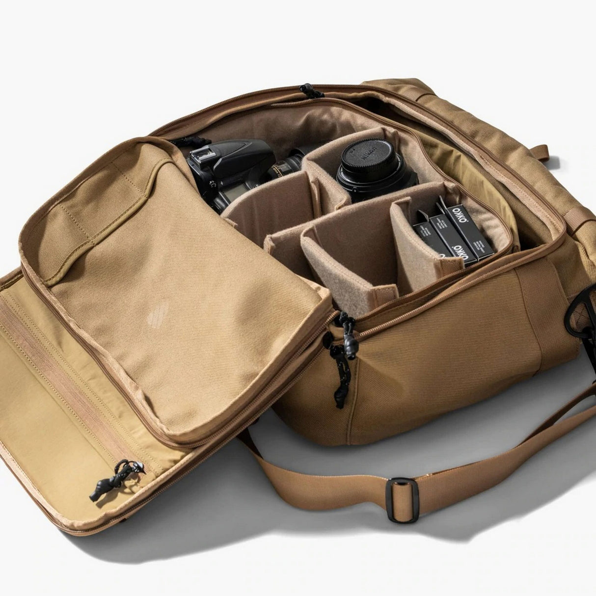 Langly Weekender Flight Bag With Camera Cube, Sand