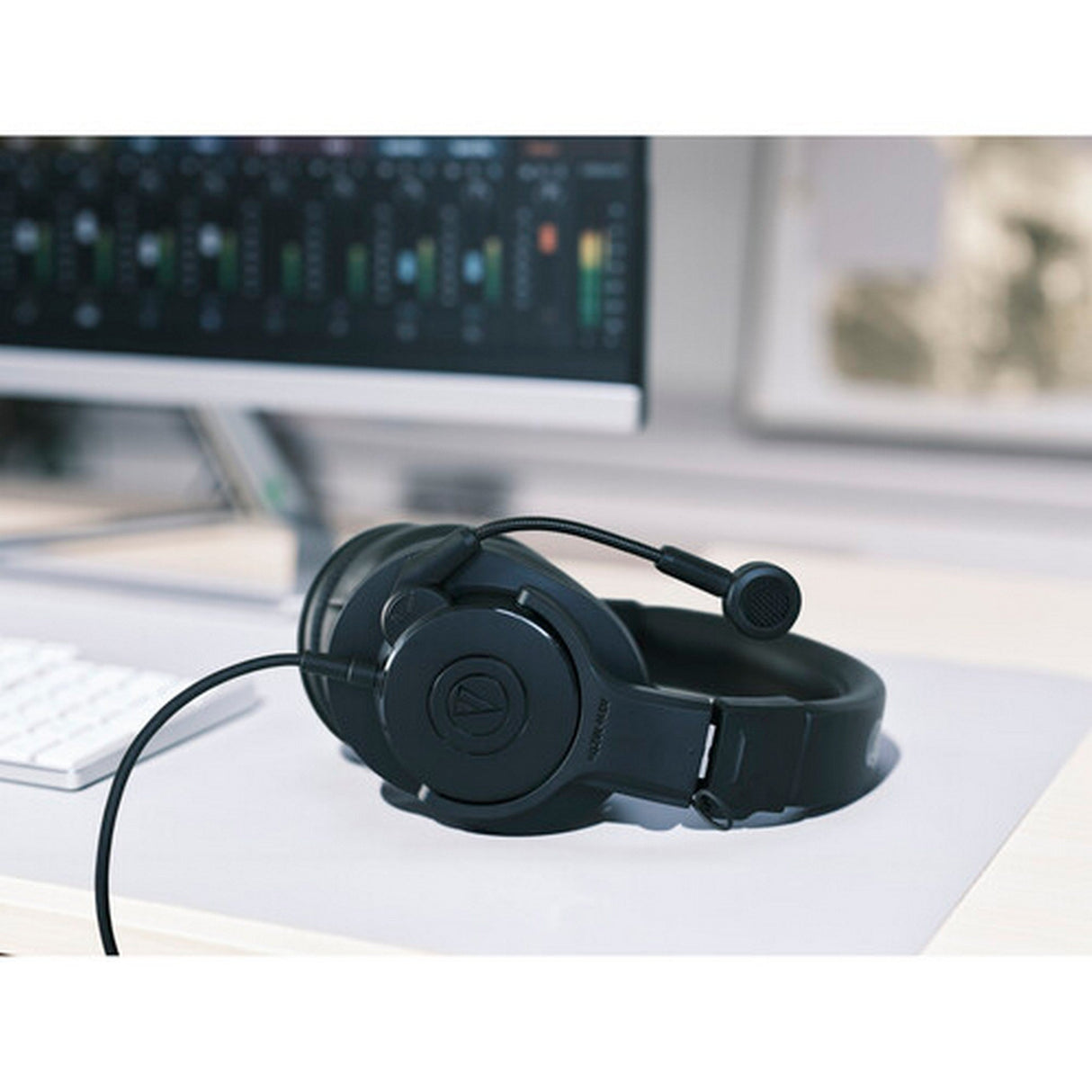 Audio-Technica ATH-M20xSTS Streaming Headset with USB Adapters
