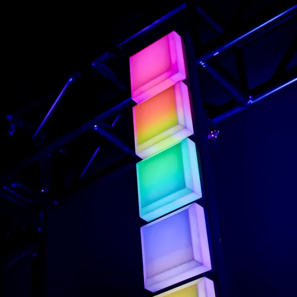 Blizzard Lighting InfiniPix Lil Spektro Modular-Designed 3-in-1 RGB LED Effect and Tripod Stand