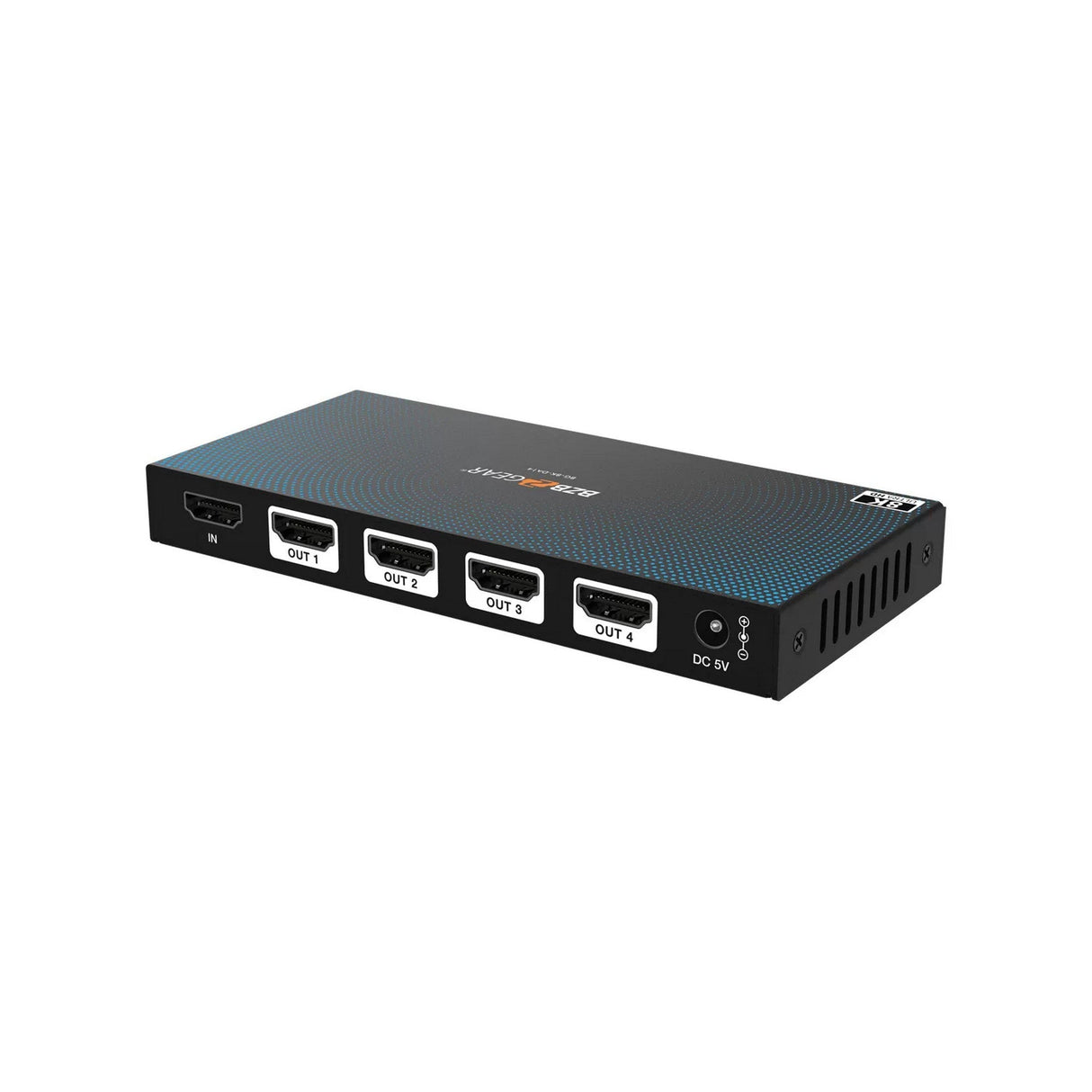 BZBGEAR 1x4 8K UHD HDMI 2.1 Splitter