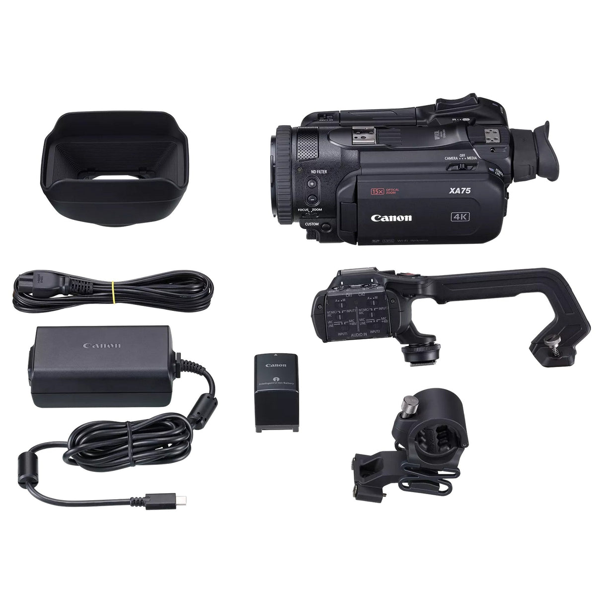 Canon XA75 Dual-Pixel Autofocus UHD 4K Camcorder