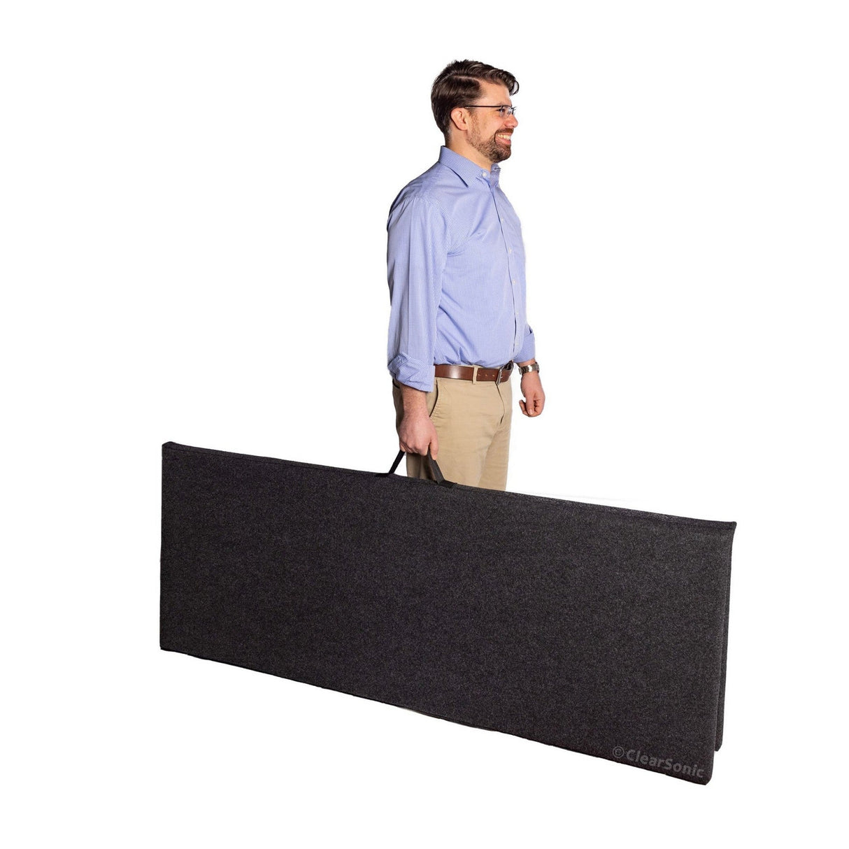 ClearSonic IPE IsoPac E Portable Vocal Isolation Booth, 50-60% Volume Reduction