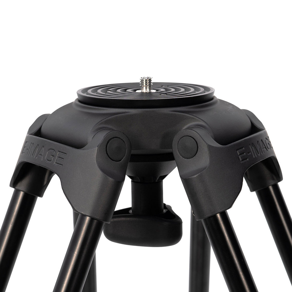 E-Image GA102D-PTZ Aluminum PTZ Tripod with 100mm Flat Base and Dolly