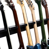 Gator GFW-GTR-WD6RK-BLK Frameworks Wooden Guitar Rack for 6 Guitars, Black