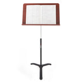 Gator Wooden Conductor Music Stand with Brushed Metal Base