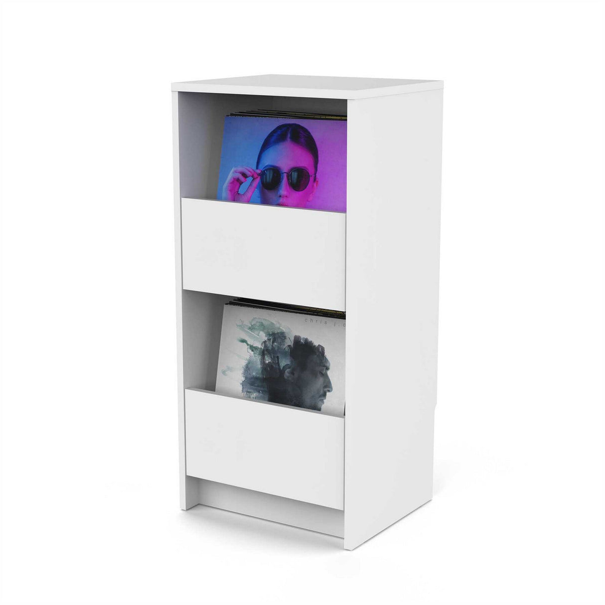 Glorious Vinyl Vault Record Storage Cabinet