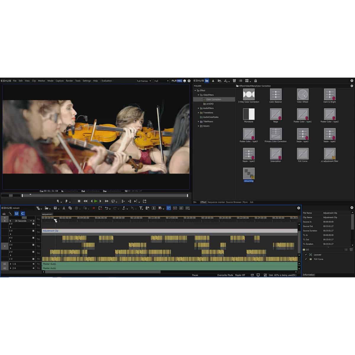 EDIUS 11 Workgroup Video Editing Software Upgrade from EDIUS X Workgroup, Download Only