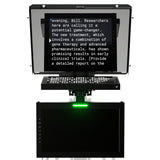 Ikan 15-Inch Teleprompter, Pedestal and Dolly Turnkey System