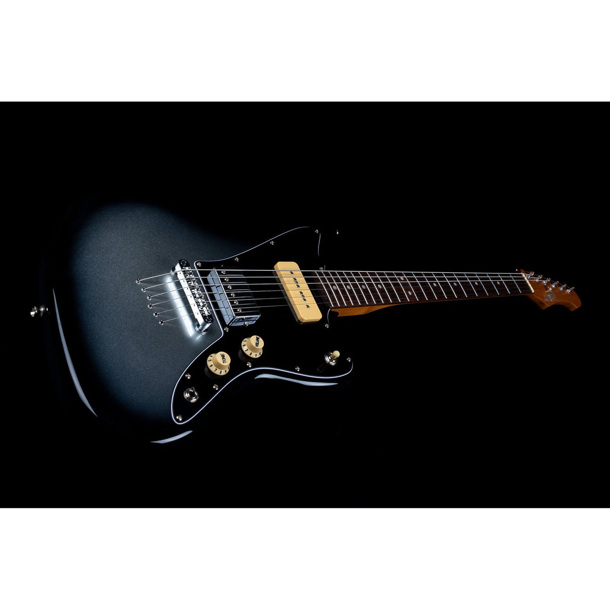 Jet Guitars JJ-350 Baritone Moonburst Electric Guitar