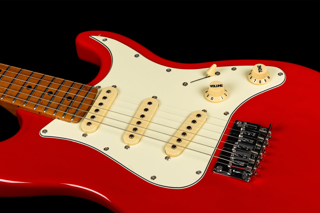 Jet Guitars JS-300 Mini Red Electric Guitar, Red