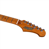 JET Guitars JS 300 SFG SSS Basswood Body Electric Guitar with Roasted Maple Neck and Fretboard