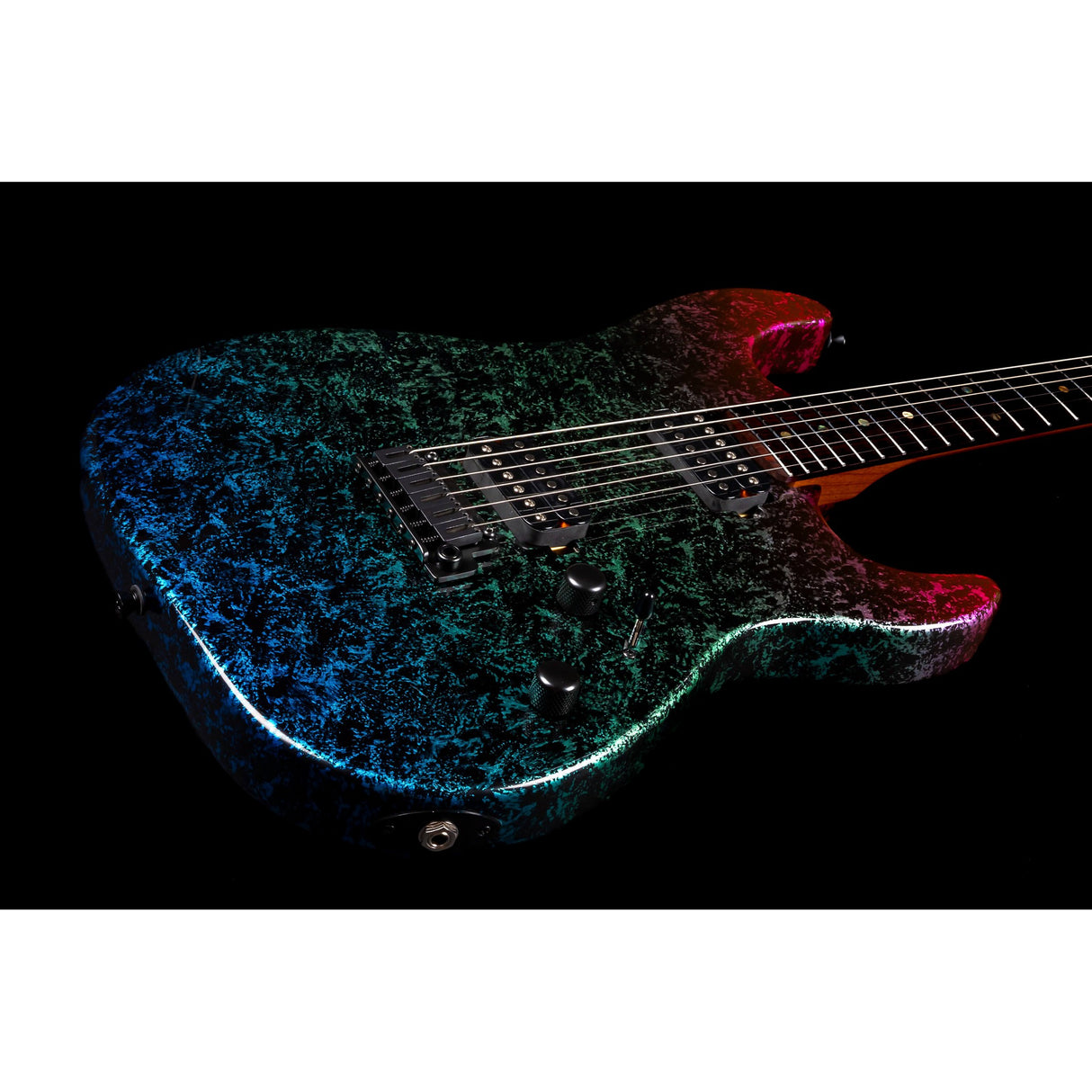 JET Guitars JS-50 Art Blue Elite Electric Guitar, 6-String