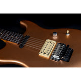 JET Guitars JS-700 Canadian Maple Basswood Electric Guitar with HS Alnico V Pickup, Copper