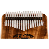 Luna Guitars Honu Koa 17-Key Kalimba, Key of C