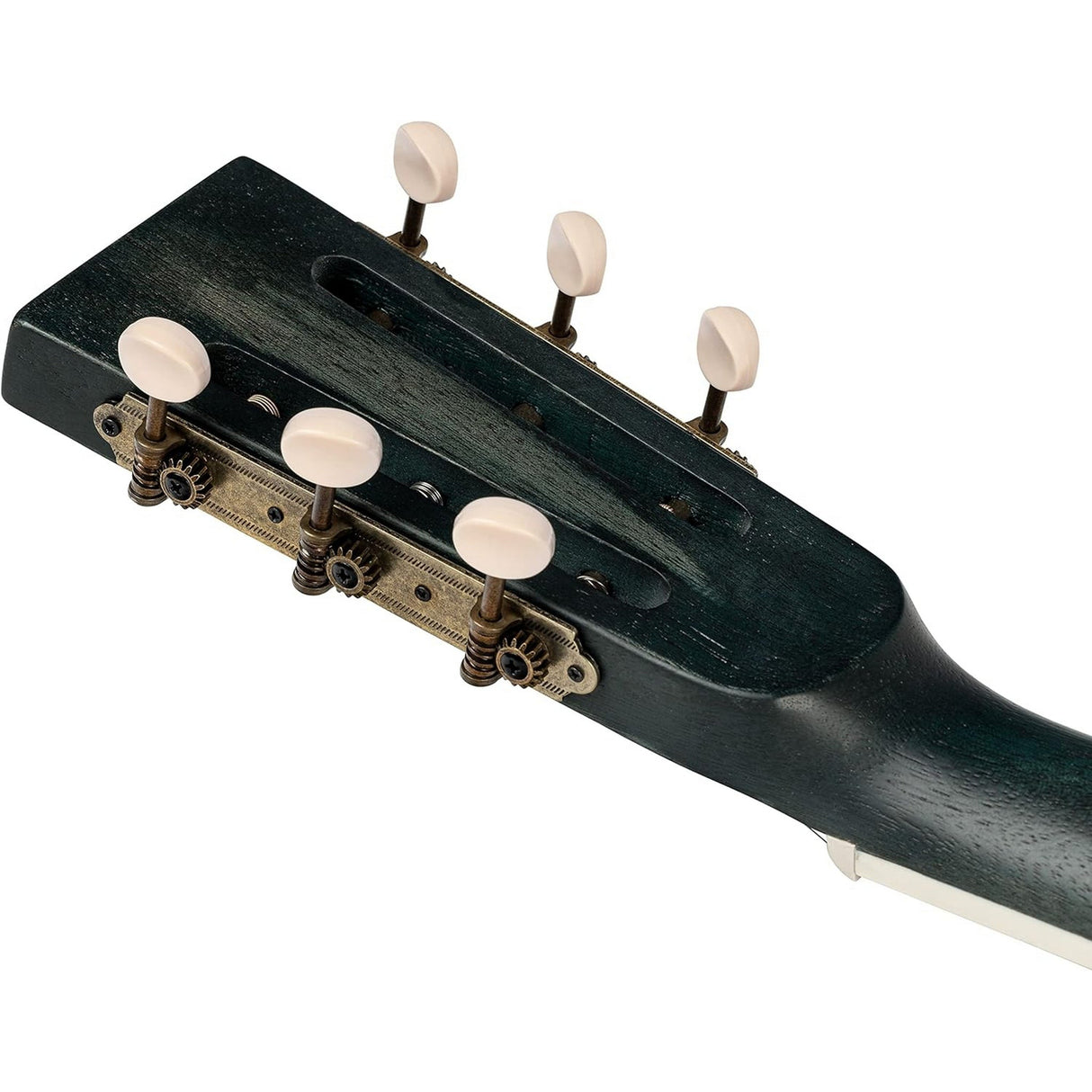 Ortega Guitars RRG30E-DD Americana Series Resonator Guitar Distressed Satin Denim