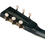 Ortega Guitars RRG30E-DD Americana Series Resonator Guitar Distressed Satin Denim