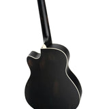 Ortega Guitars RRG40CE-DBK Americana Series Resonator Guitar